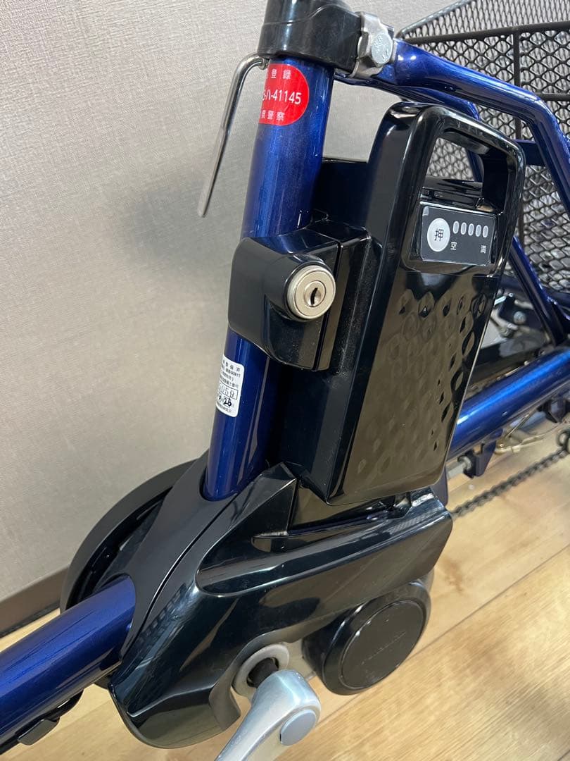 ほぼ新品 パナソニックの電動アシスト三輪自転車 バッテリー16.0Ah