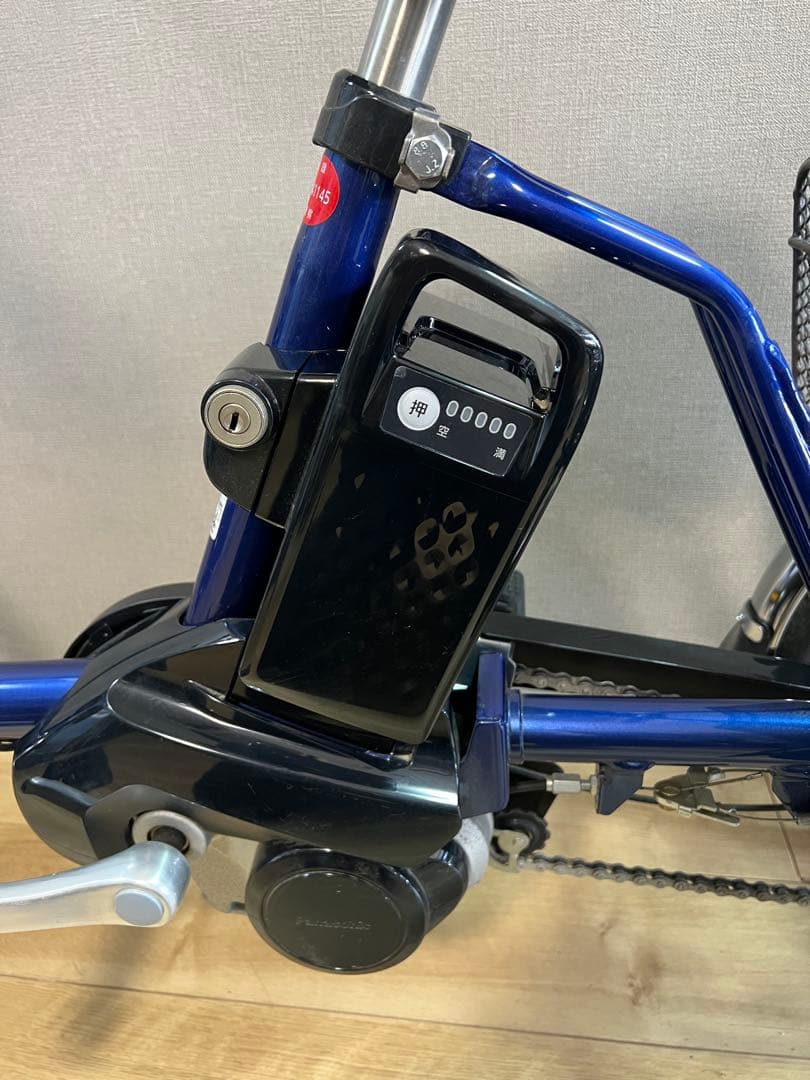ほぼ新品 パナソニックの電動アシスト三輪自転車 バッテリー16.0Ah
