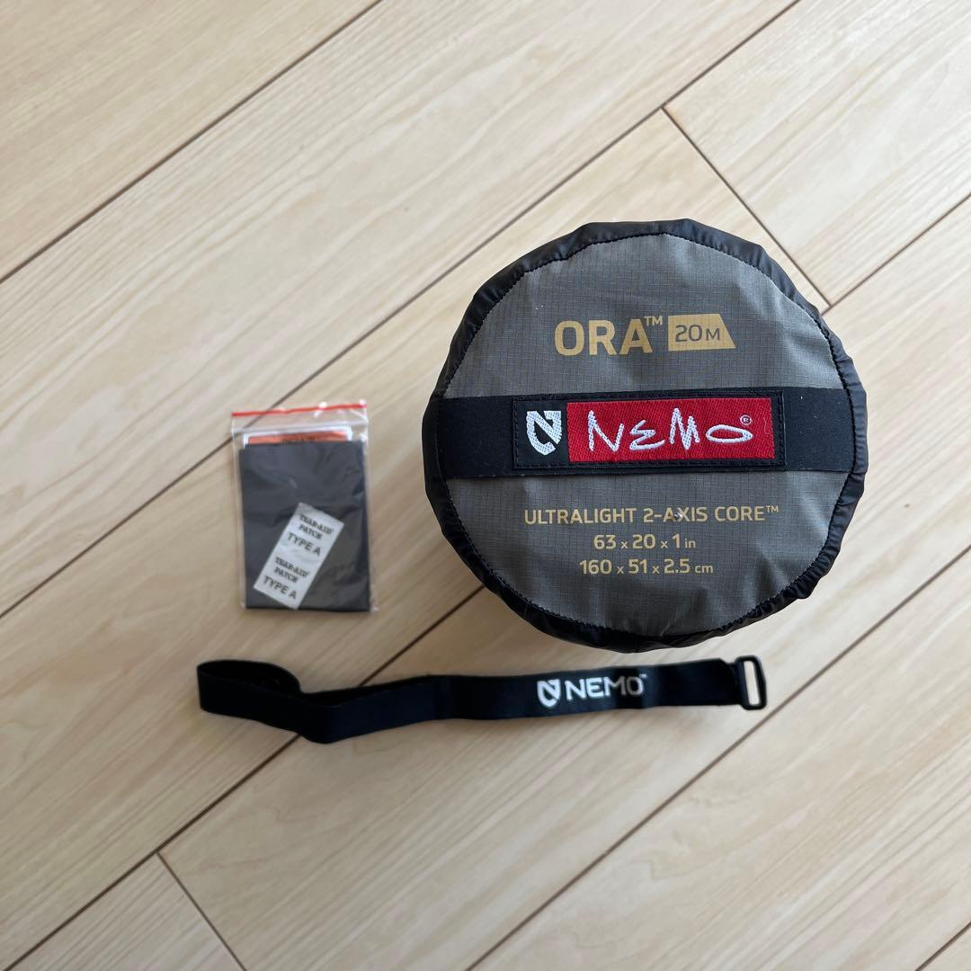 アウトドア寝具 NEMO ORA 20M ULTRALIGHT 2-AXIS CORE