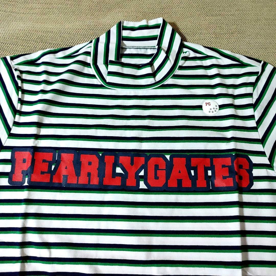 PEARLY GATES★パーリーゲイツモックネック★グリーン★4★新品タグ付き