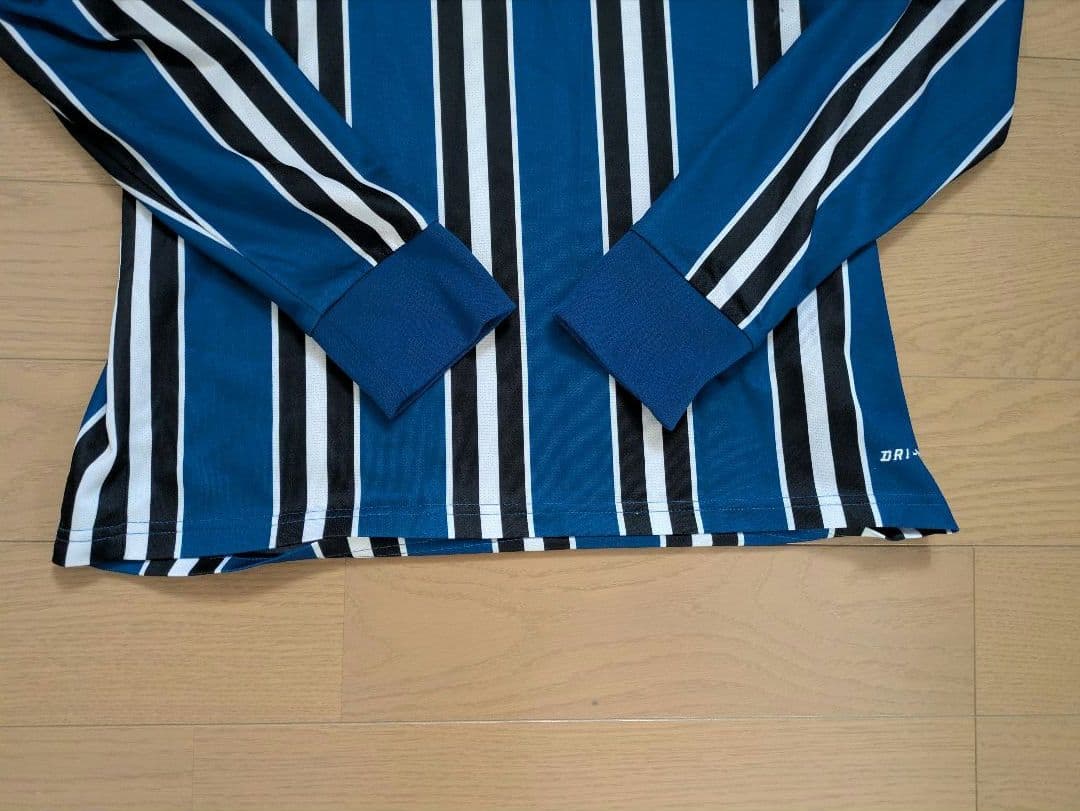 F.C.Real Bristol 長袖 ゲームシャツ XL ストライプ サッカー