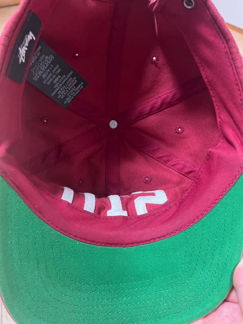 stu arch strapback cap stussy キャップ