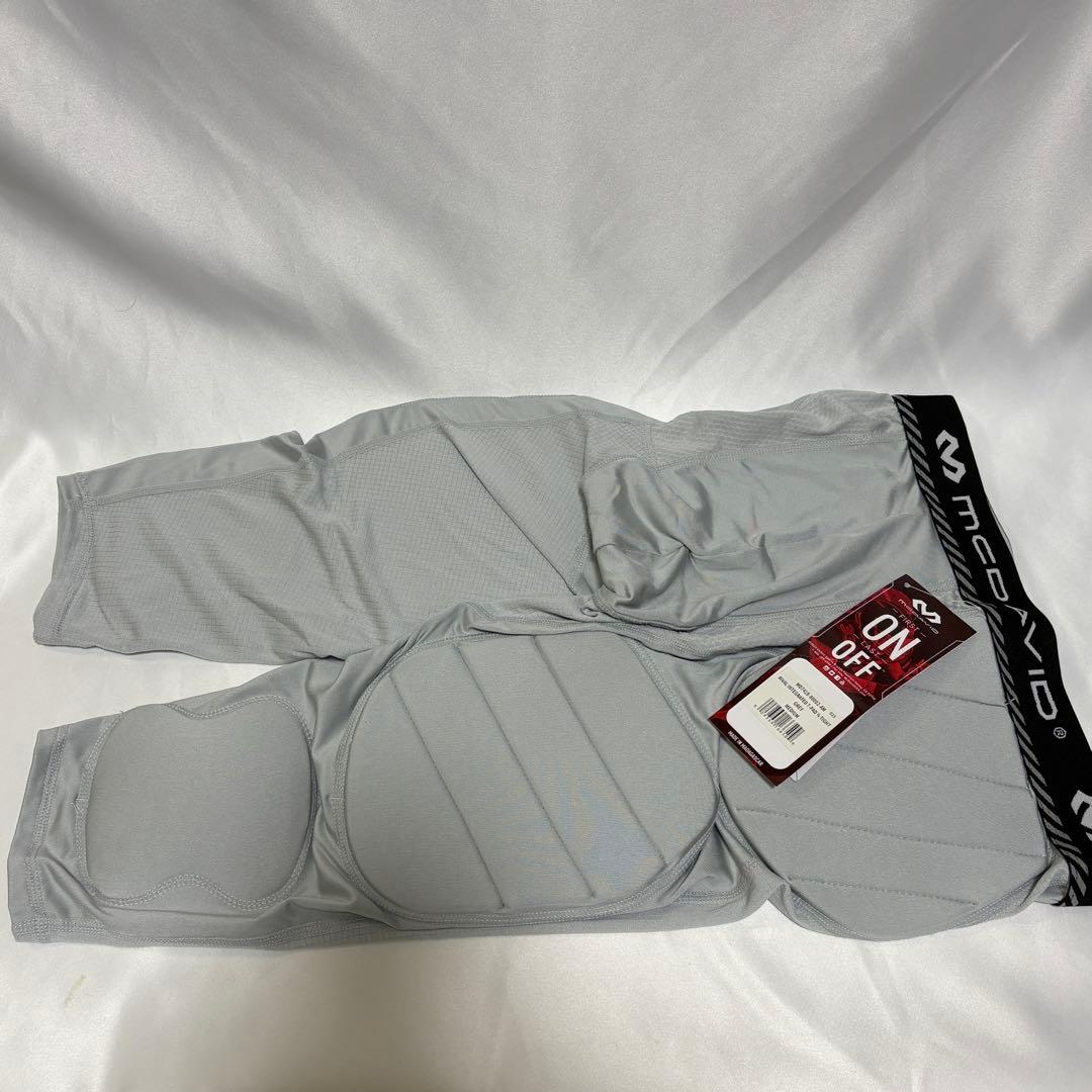 【新品】　McDavid マクダビッド　7パッド付ガードル　グレー　M