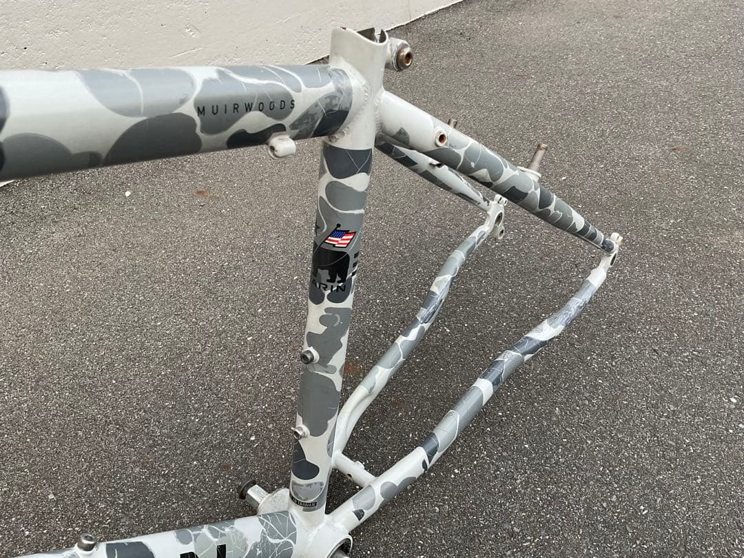 MARIN MUIRWOODS SE8 グレーカモフラージュ 自転車フレーム