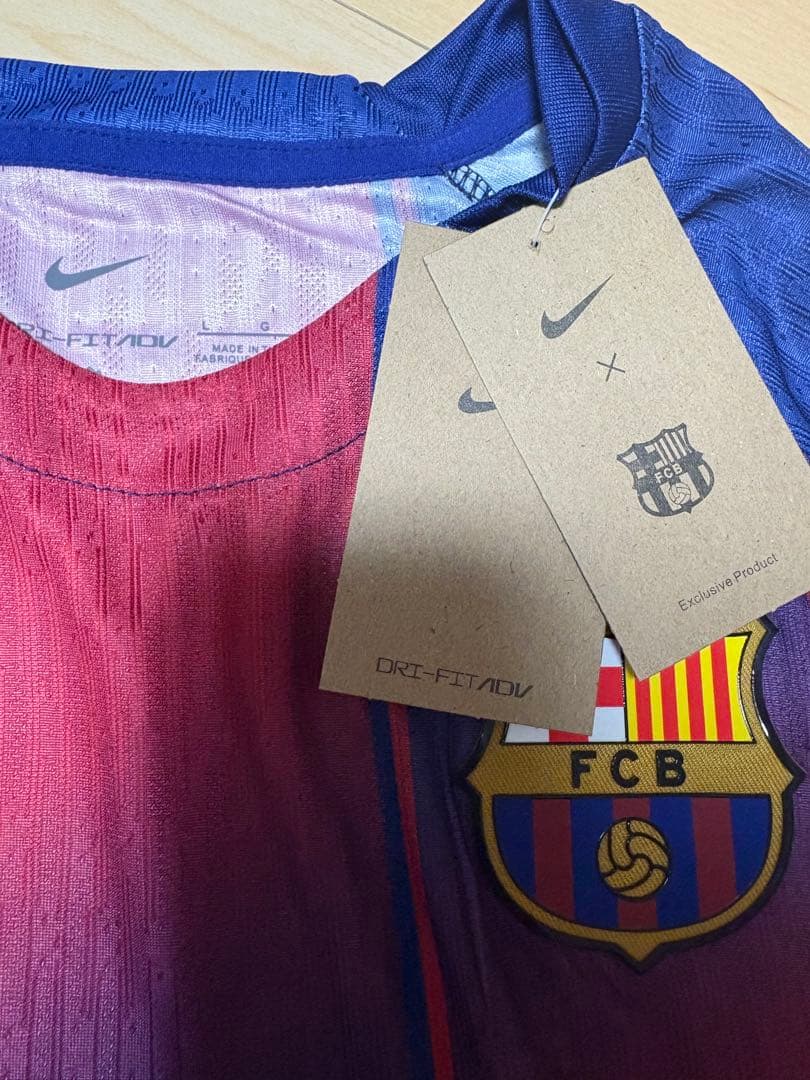 し*う様 値下げ【新品未使用】FC Barcelona 長袖 Lサイズ　オーセン