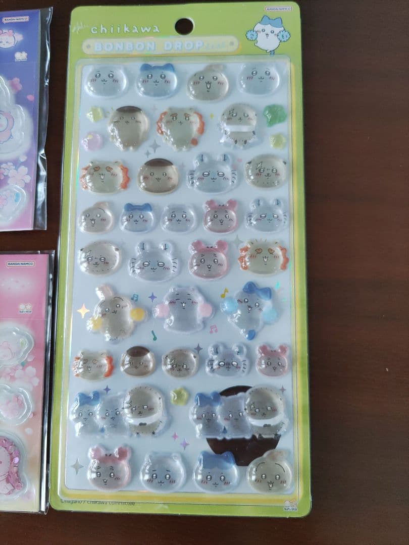 ちいかわ　ボンボンドロップシール　ぷにシャカ もっちり　ぷっくりシール