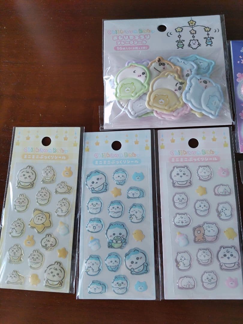 ちいかわ　ボンボンドロップシール　ぷにシャカ もっちり　ぷっくりシール