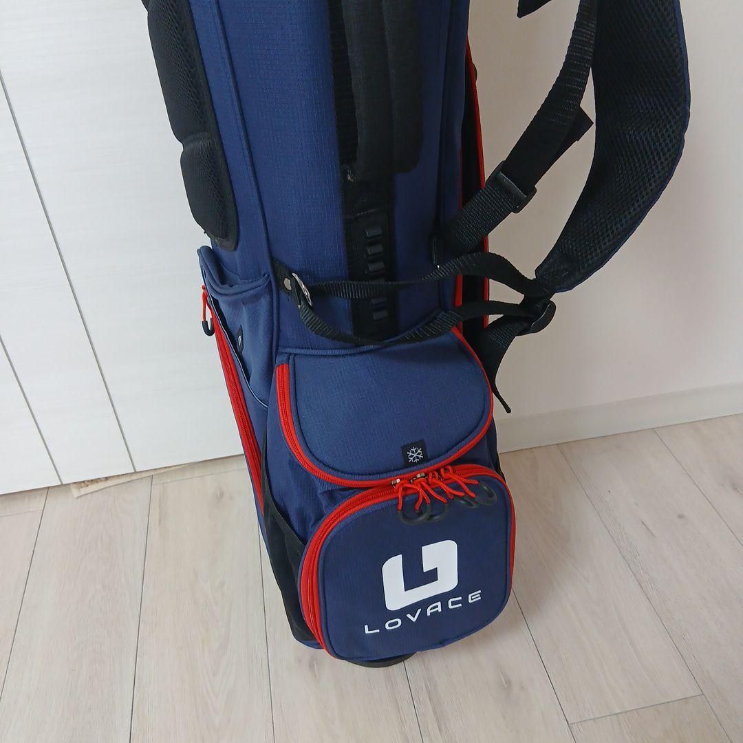 LOVACEキャディバック　新品（軽量、14分割
