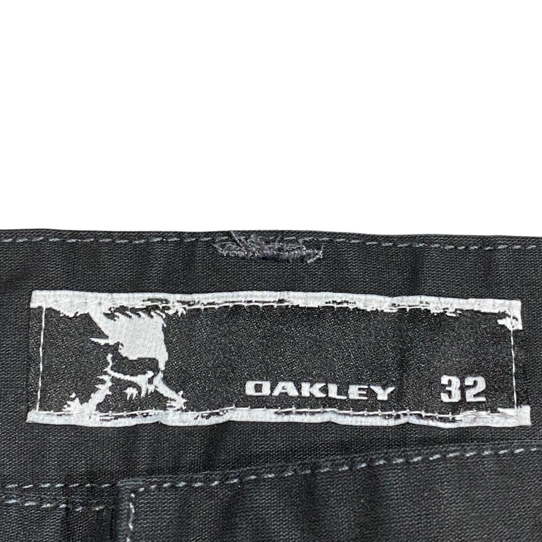 OAKLEY オークリー ロング ストレッチ パンツ 32 ブラック メンズ