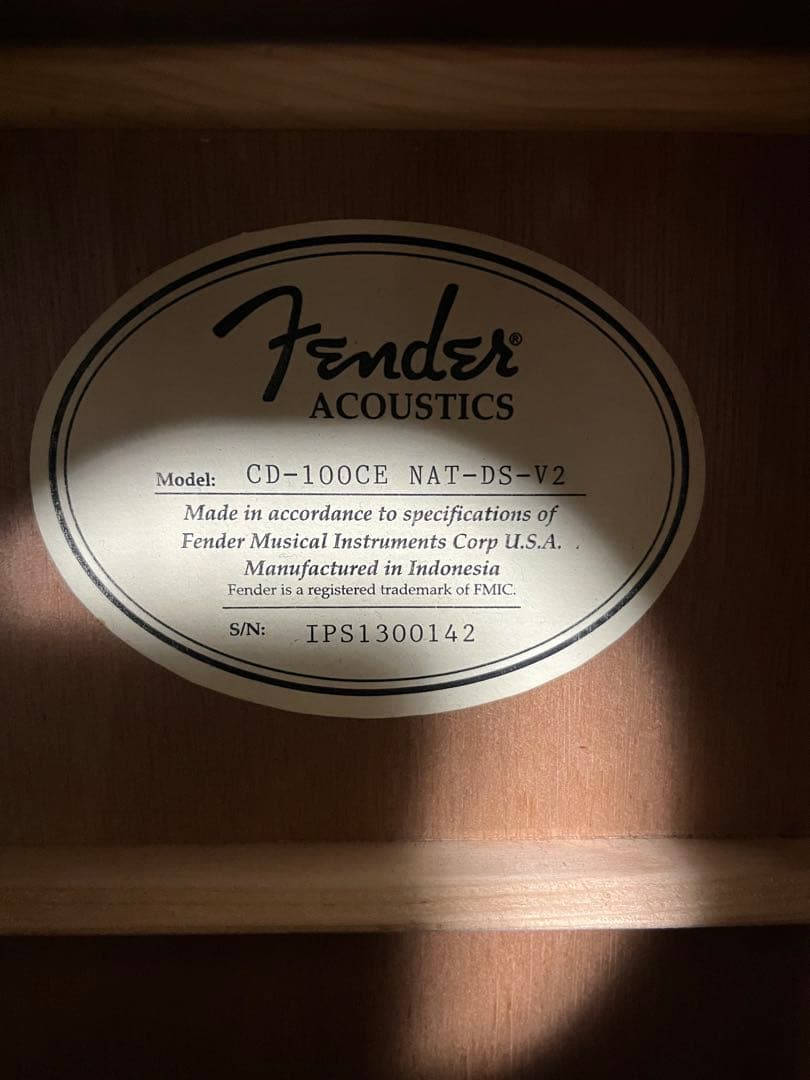 fender cd-100ce エレアコ