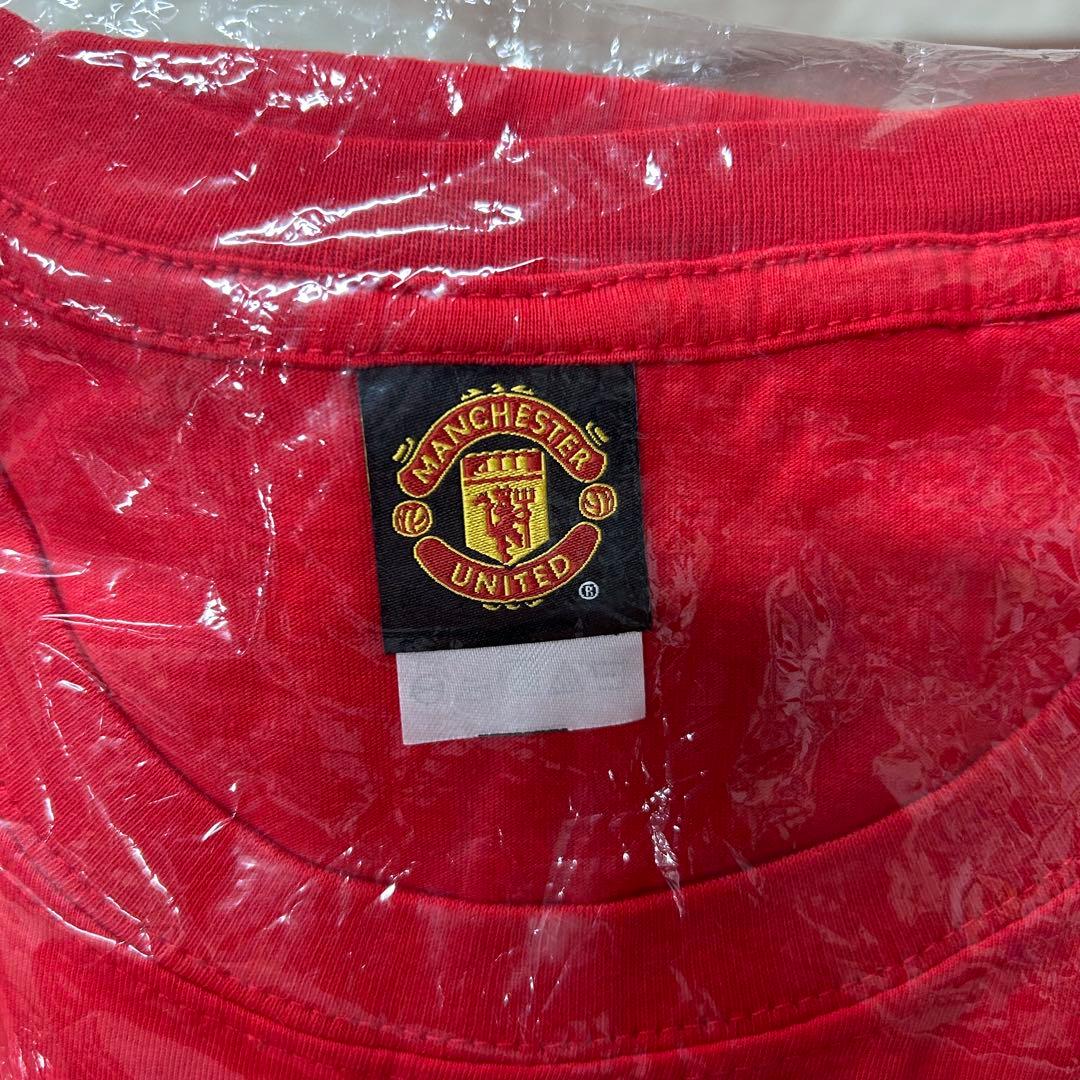 Manchester United Lサイズ DHL 赤シャツ 綿100％
