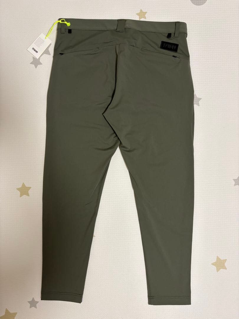 TFW49 アンクルスリムパンツ XL カーキ ankle slim pants