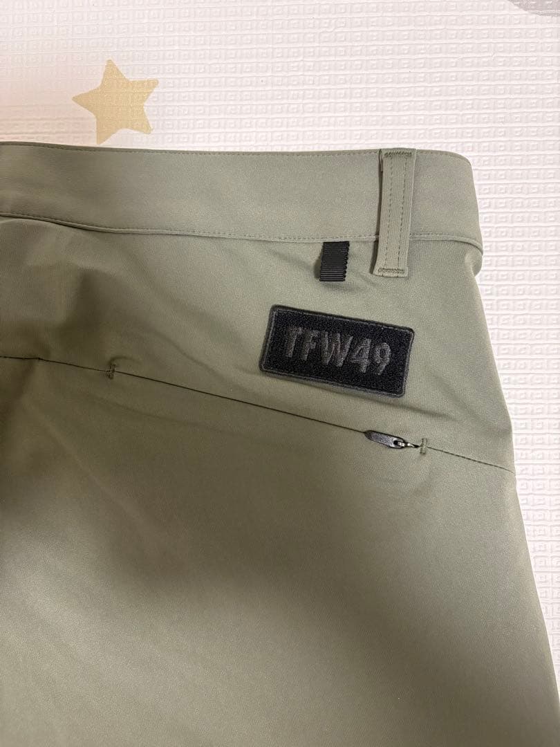 TFW49 アンクルスリムパンツ XL カーキ ankle slim pants