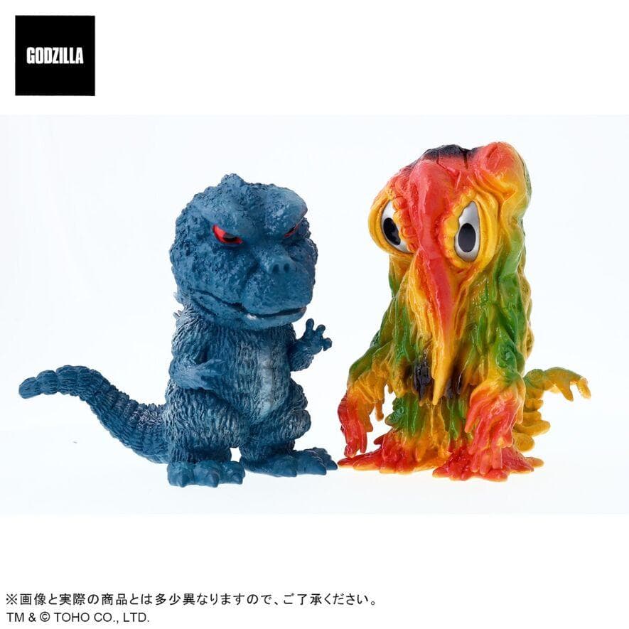 【新品】デフォリアル ゴジラ対ヘドラ ブルマァクカラーセット (少年リック限定)