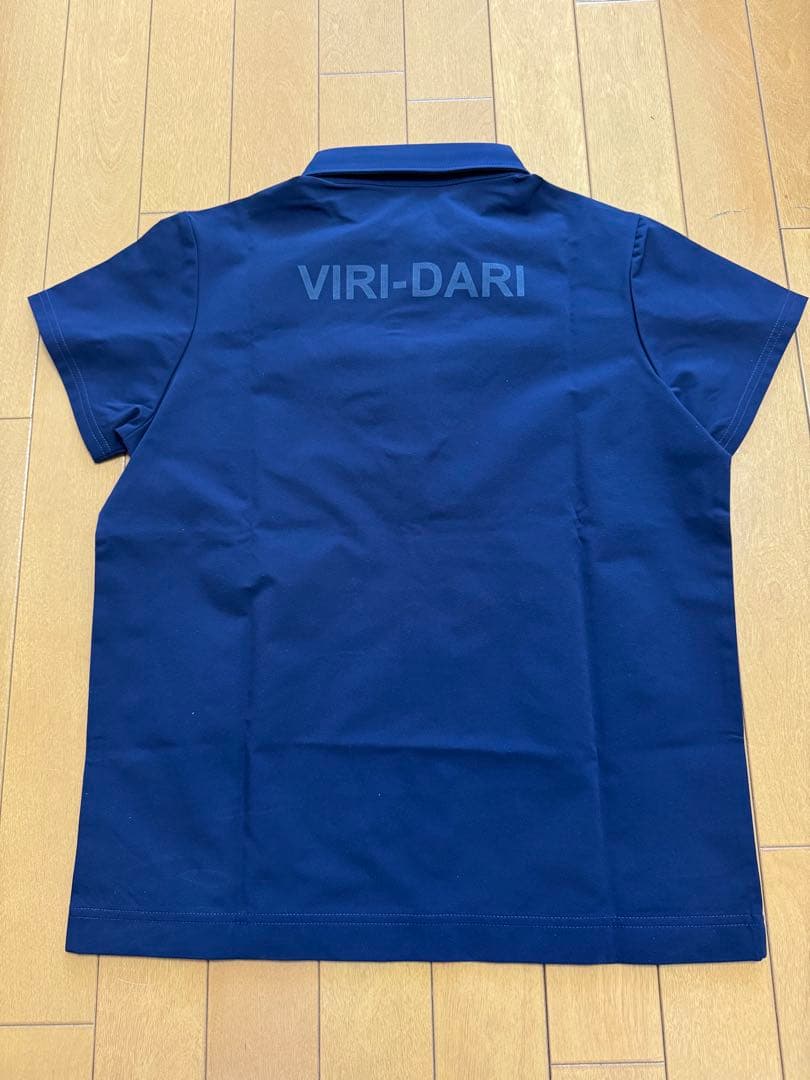 VIRI-DARI DESERTA ネイビー 半袖ポロシャツ