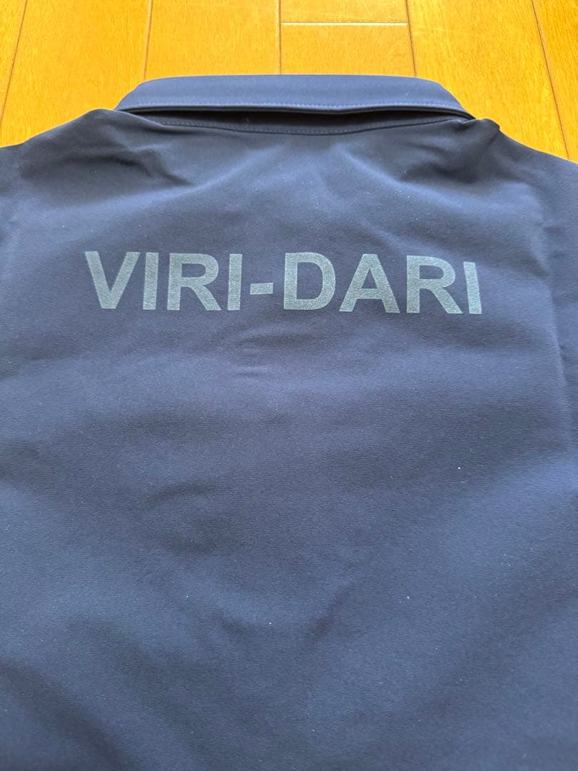 VIRI-DARI DESERTA ネイビー 半袖ポロシャツ