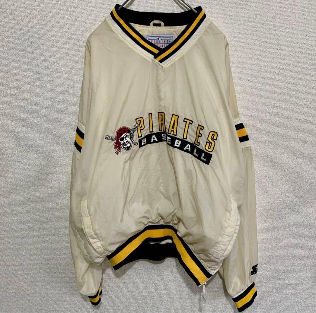 MLB pirates パイレーツ　プルオーバー　ナイロン starter