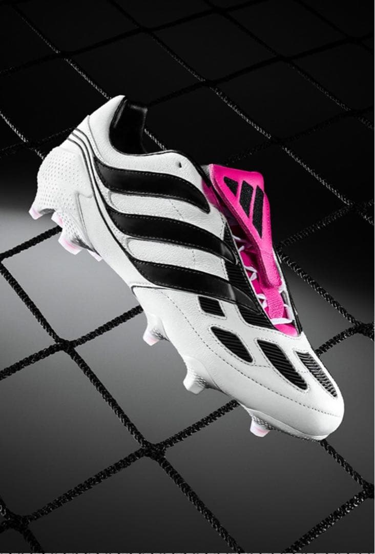 adidas プレデタープレシジョン　サッカーシューズ シルバー/レッド
