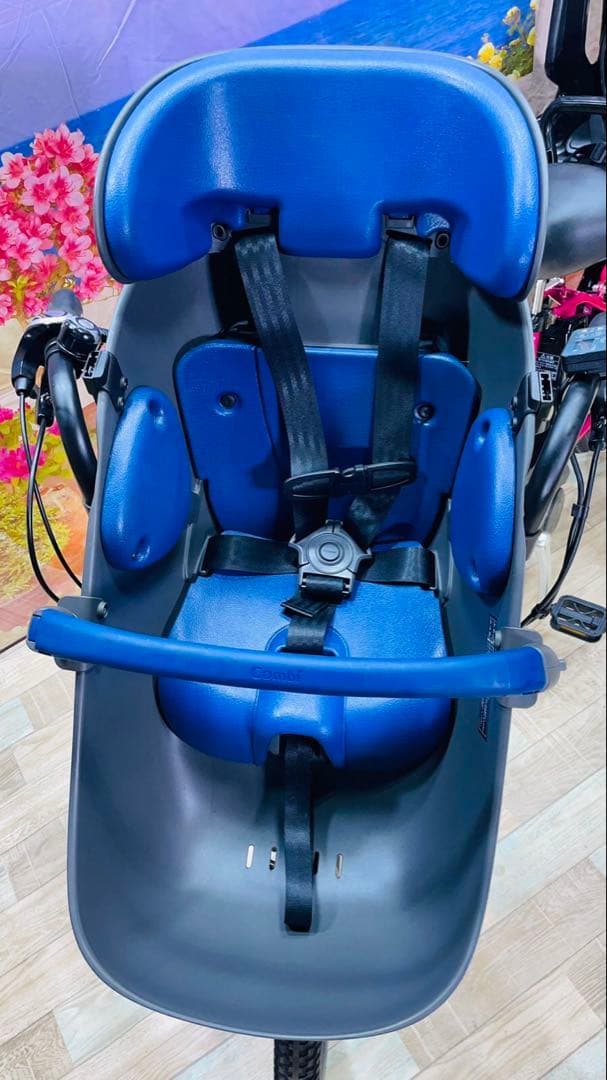 パナソニックギュット⭐️ピンク系！子供乗せ電動アシスト自転車Y1813