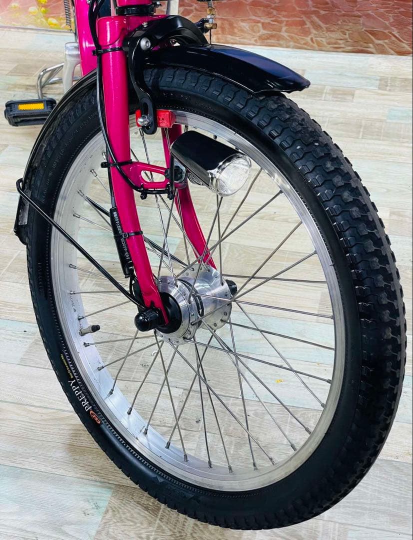 パナソニックギュット⭐️ピンク系！子供乗せ電動アシスト自転車Y1813