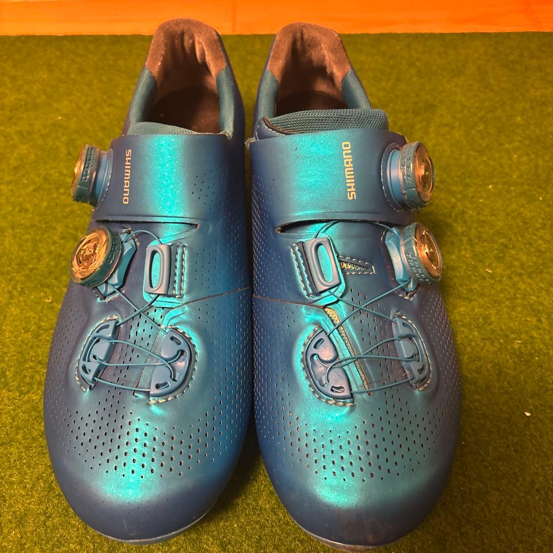SHIMANO S-Phyre 青 ダイヤル式シューズ