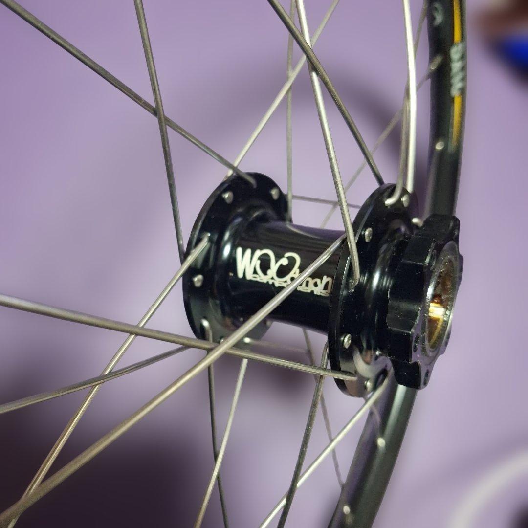 ALEXRIMS DA16 ２０インチ　ウッドマン　ハブ　２本セット