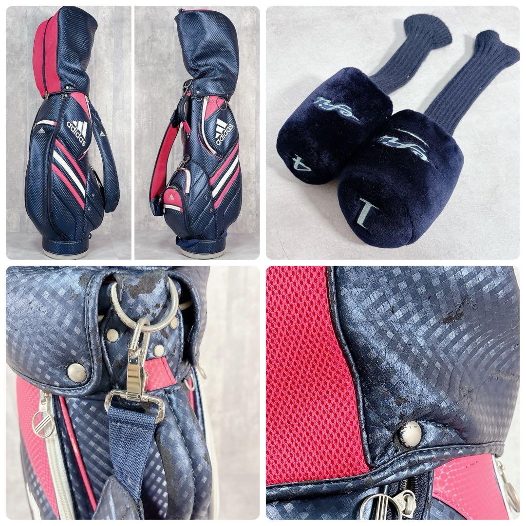 T147 ミズノ efil ゴルフクラブ レディース セット 8点 adidas