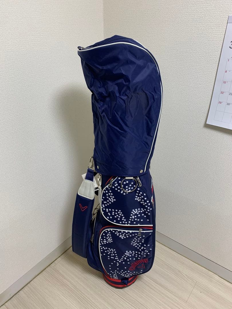 Callaway キャディバッグ 星柄 ネイビー