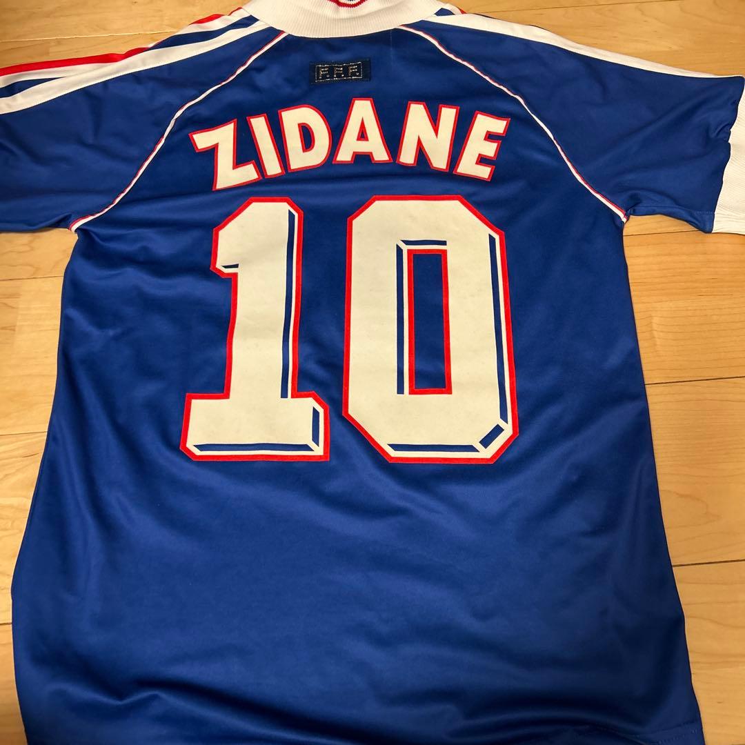 adidasジダン フランス代表1998 ワールドカップ　Lサイズ　ユニフォーム