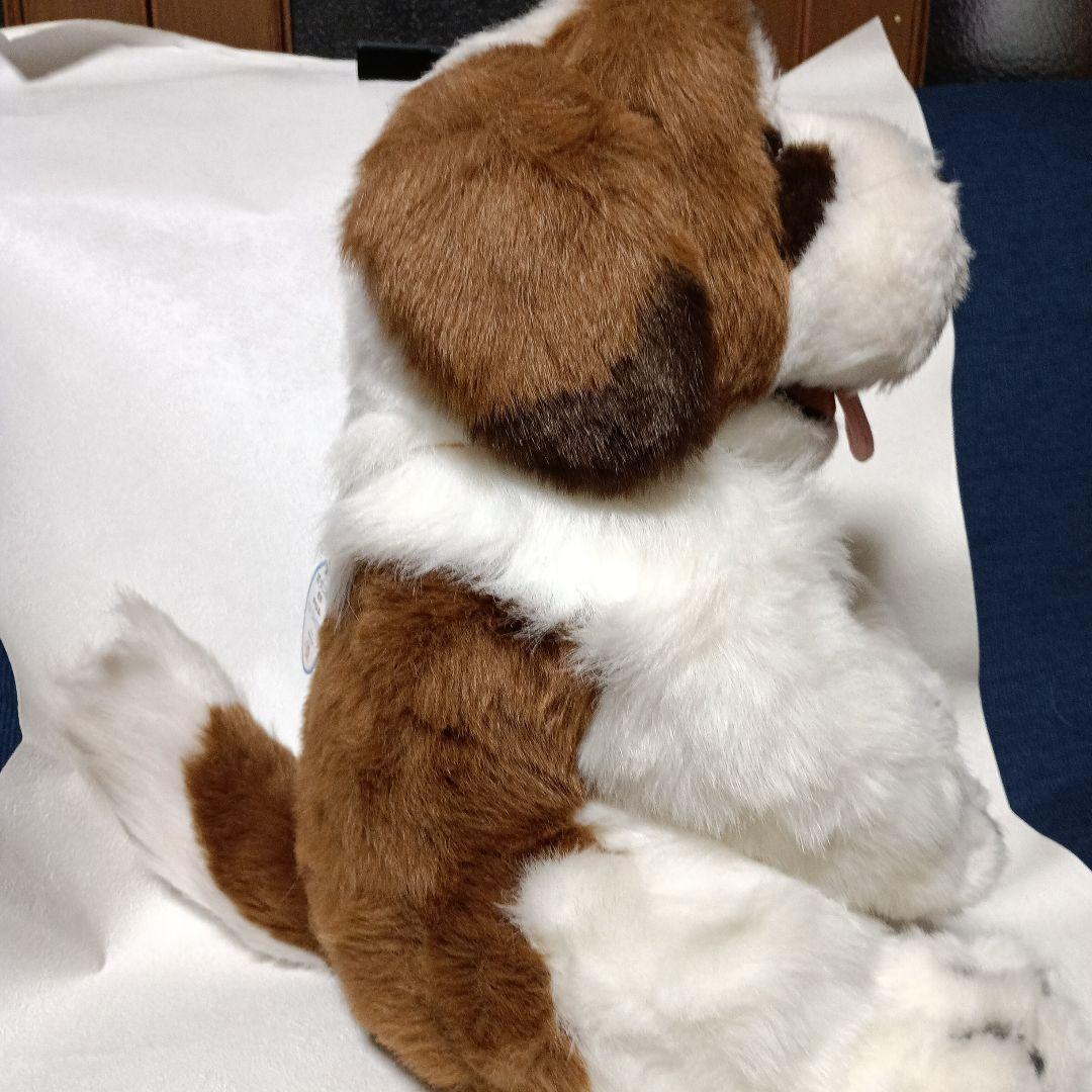 レトロな　セントバーナード　ぬいぐるみ　ヴィンテージ　犬ぬいぐるみ