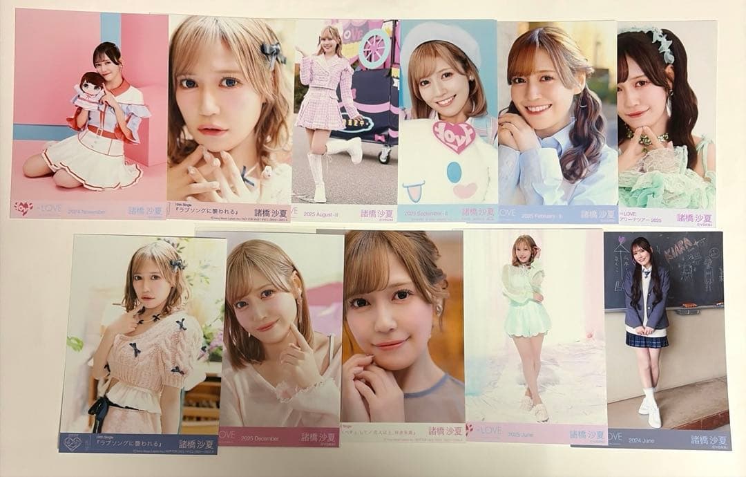 諸橋沙夏 ミニくじ ご当地 ミニフォト 缶バッジ ネームバッジ 生写真 まとめ