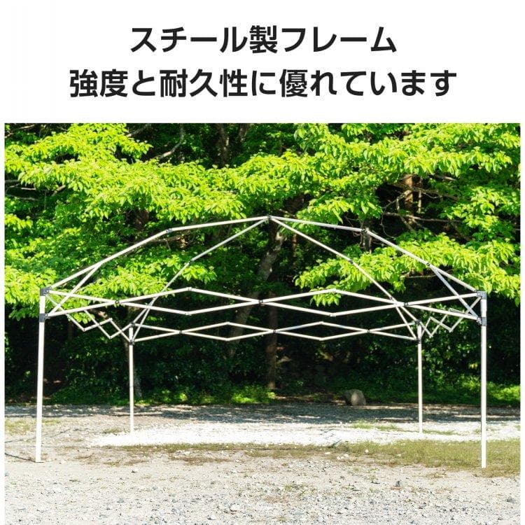 ワンタッチ タープテントUVカットアウトドアキャンプ日除け2M赤B