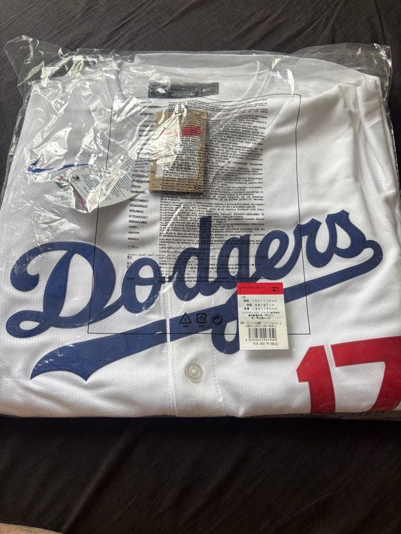 大谷翔平　ドジャース ユニフォーム 新品　Lサイズ