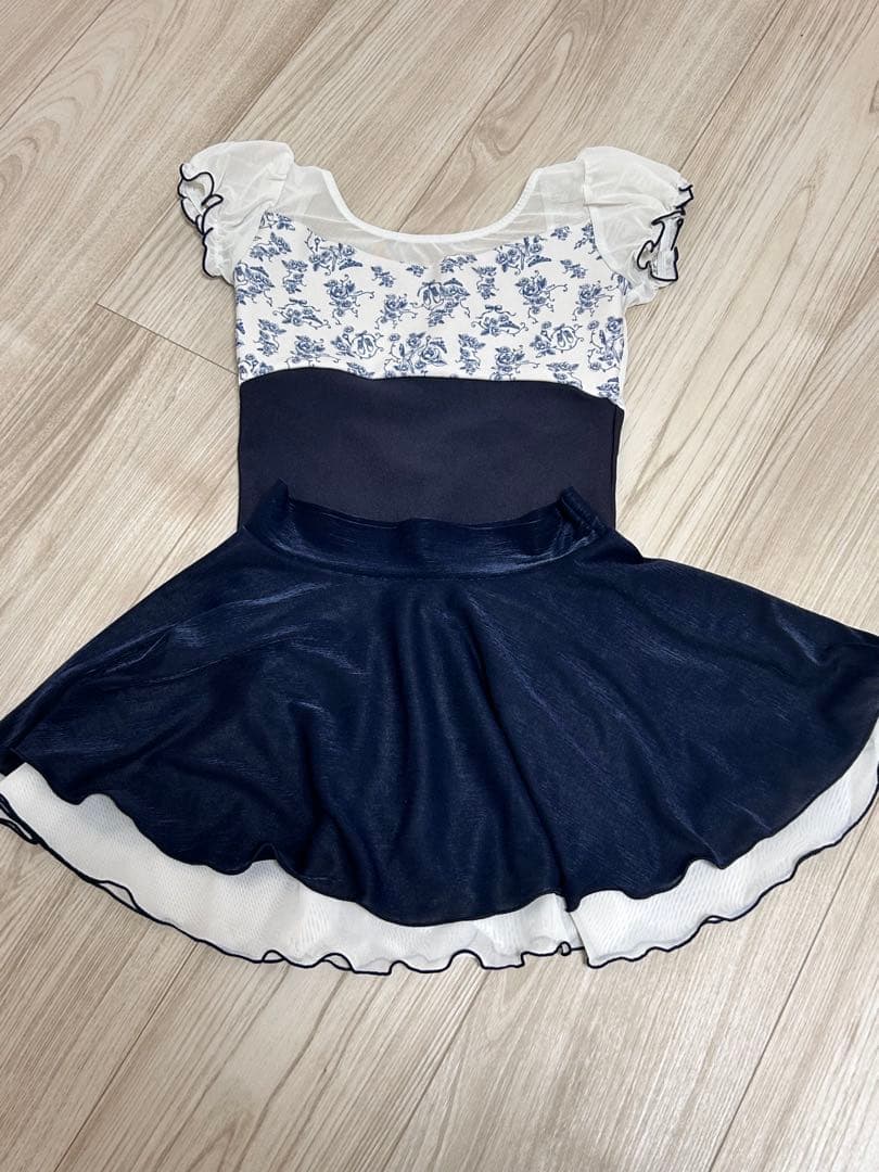 ティアラtiara♡バレエレオタード♡130スカートシュシュset チャコット