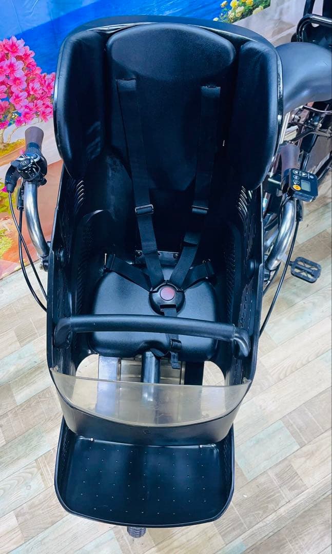 パナソニックギュット⭐️12AH！子供乗せ電動アシスト自転車Y0947-1