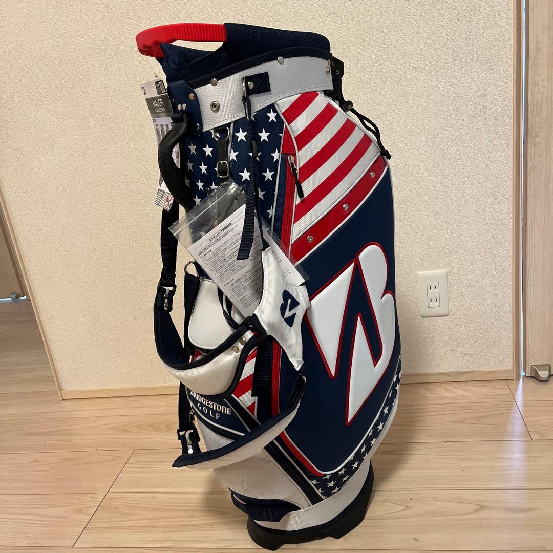 BRIDGESTONE GOLF キャディバッグ アメリカ国旗デザイン