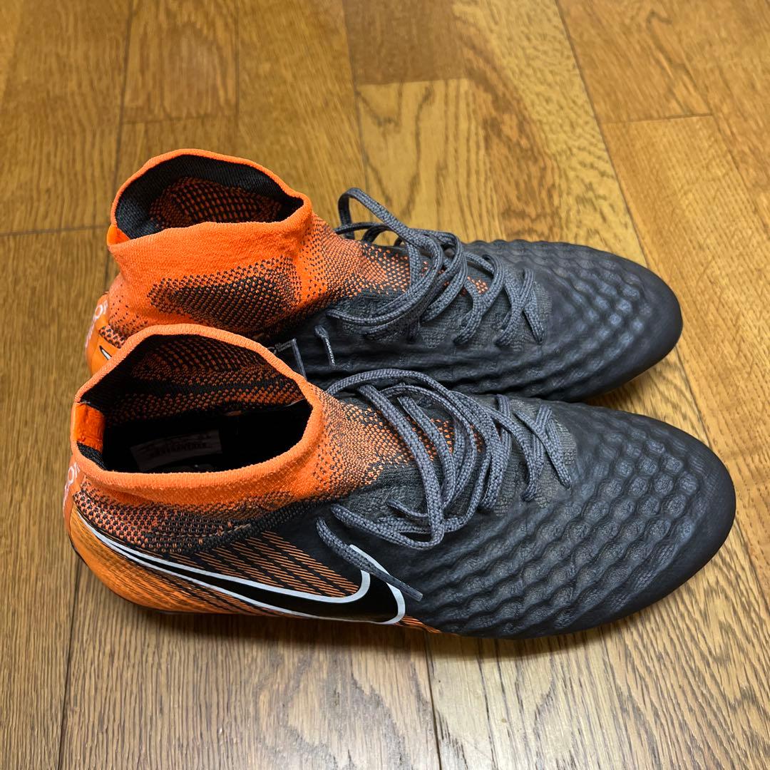 Nike サッカーシューズ スパイク オレンジ/グレー