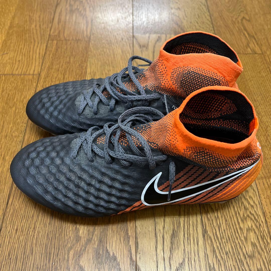 Nike サッカーシューズ スパイク オレンジ/グレー