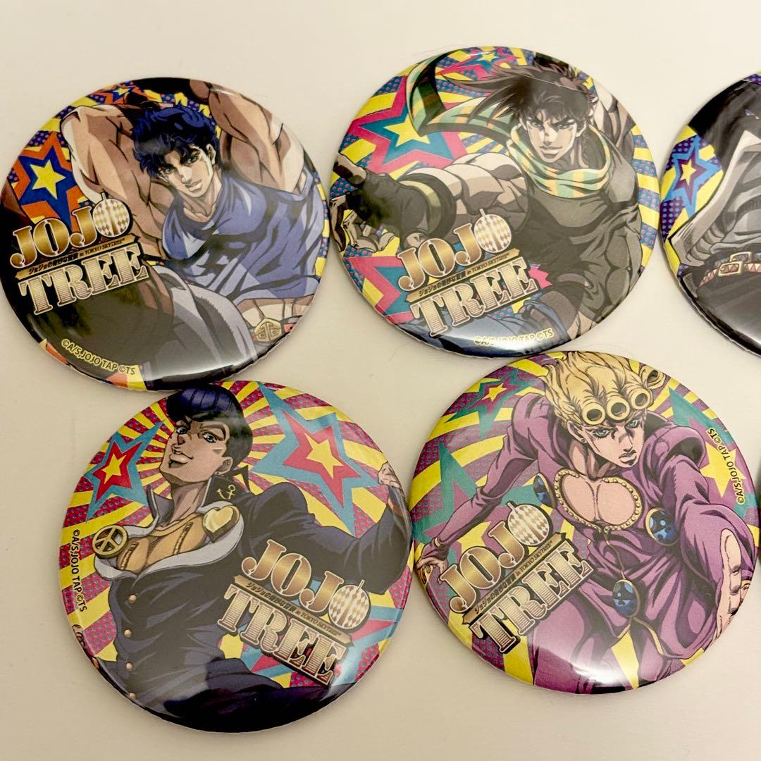 ジョジョ　スカイツリー　缶バッジ　ジョースター家