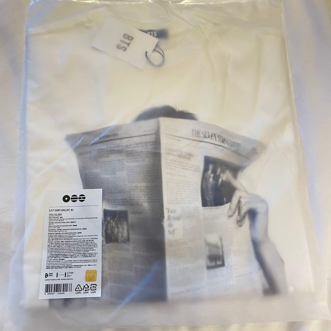 RM BTS アリラン　ポップアップ　Tシャツ　Mサイズ　新品　ナムジュン