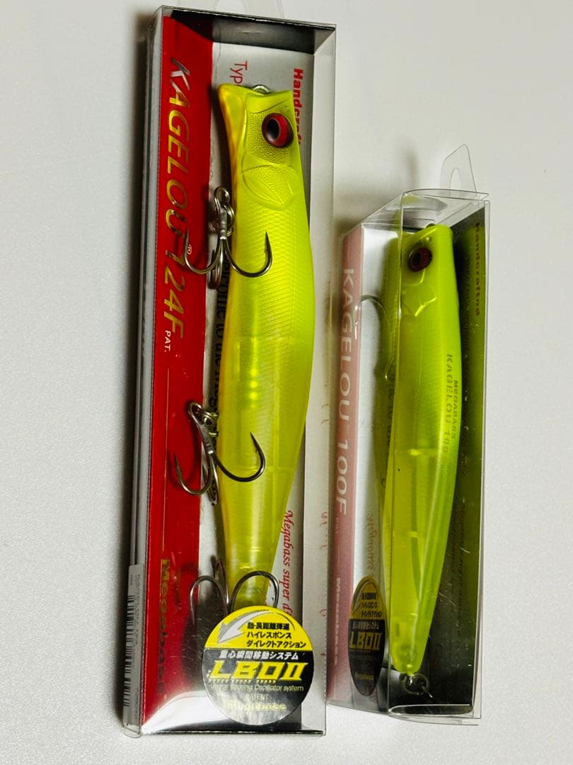 メガバス　カゲロウ　インパクトチャート　2種セット　100F 124F