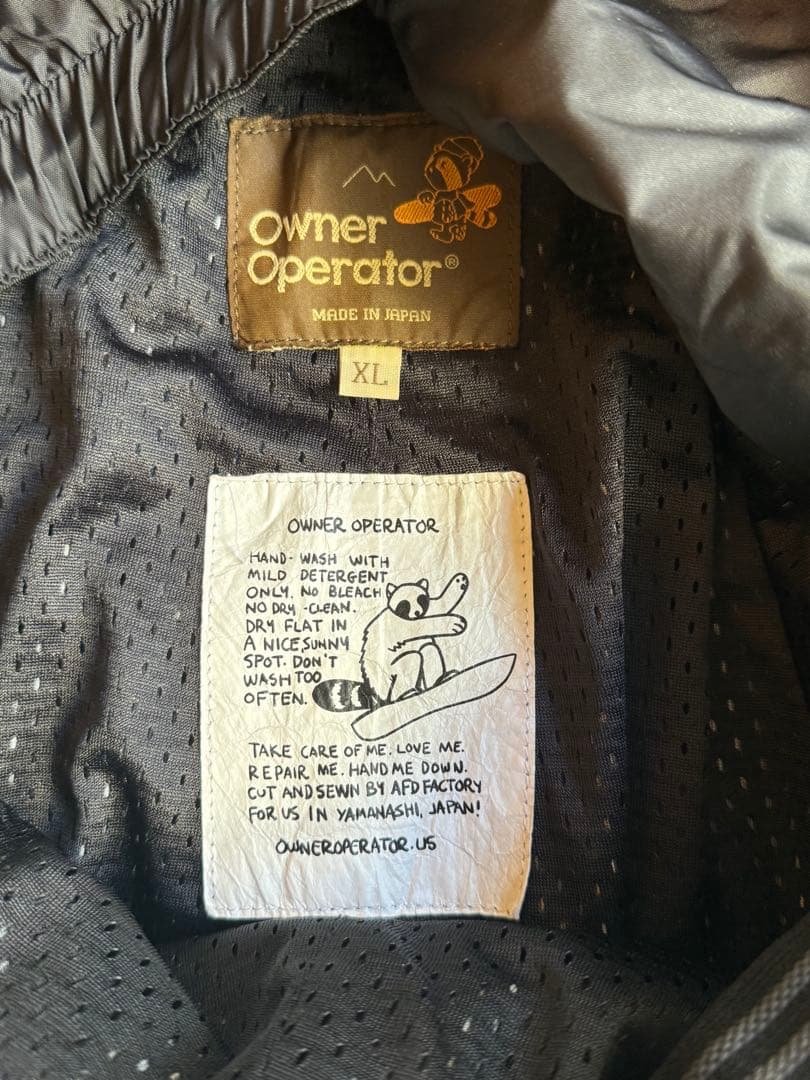 owner operator スノーボードウェア ブラック