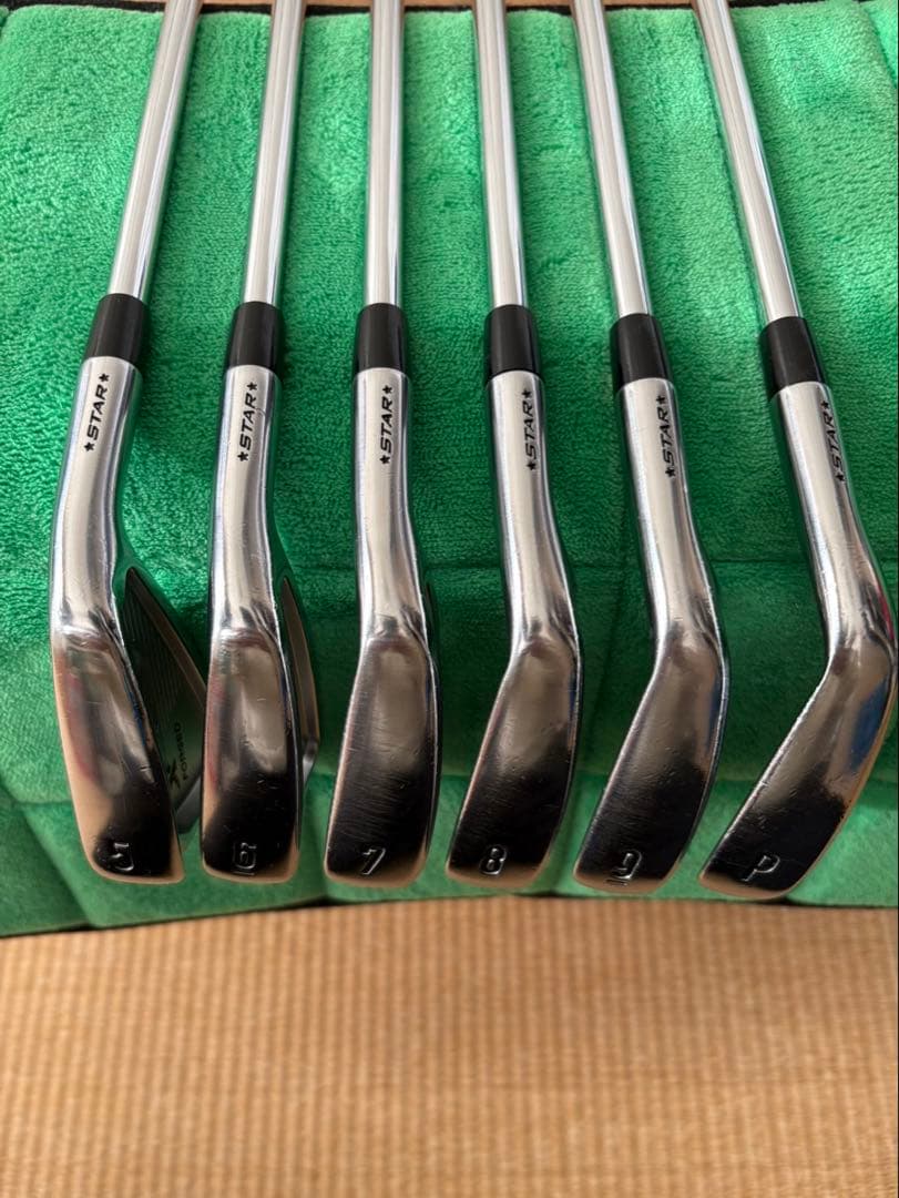 X FORGED STAR 2021 5〜P 6本 モーダス105 S