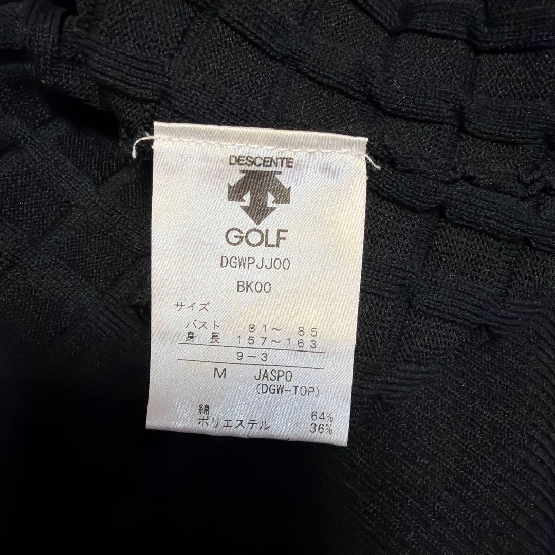 DESCENTE GOLF ワンピース M ブラック DGWPJJ00