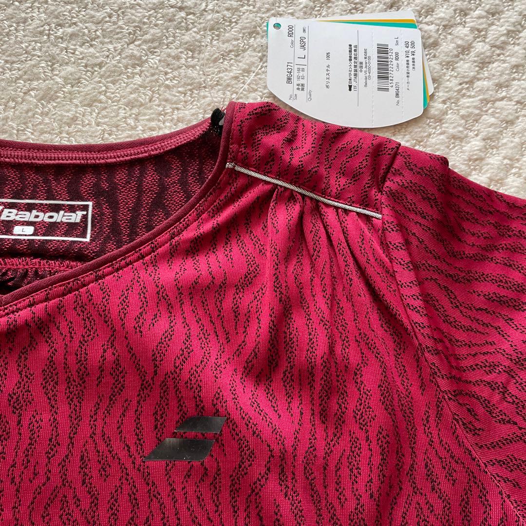 Babolat 新品 テニス Tシャツ 赤⭐️新作売り切れ⭐️アドミラル