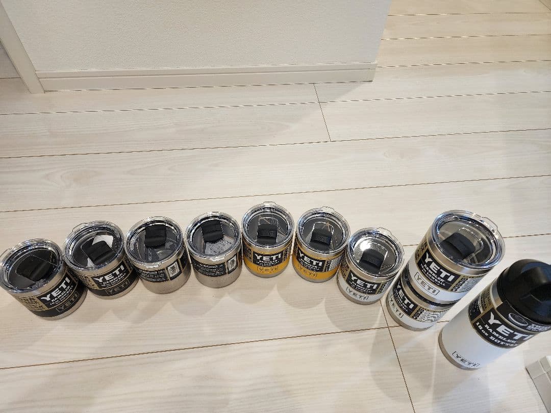 YETI Rambler 10 oz Lowball 9個セット蓋付+18oz