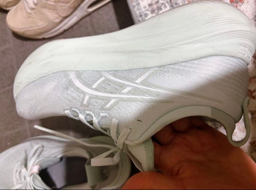 ウォーキング・ランニングウェア ASICS GEL-NIMBUS 27 Pure Aqua/White 24.5