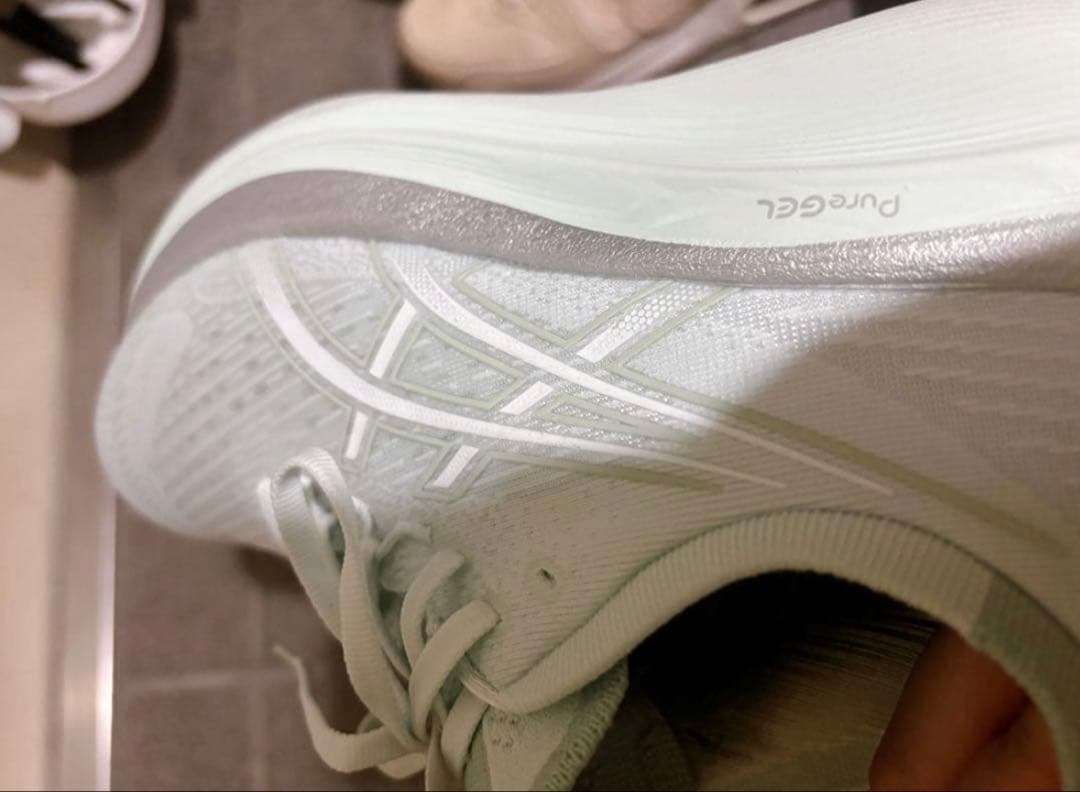 ウォーキング・ランニングウェア ASICS GEL-NIMBUS 27 Pure Aqua/White 24.5