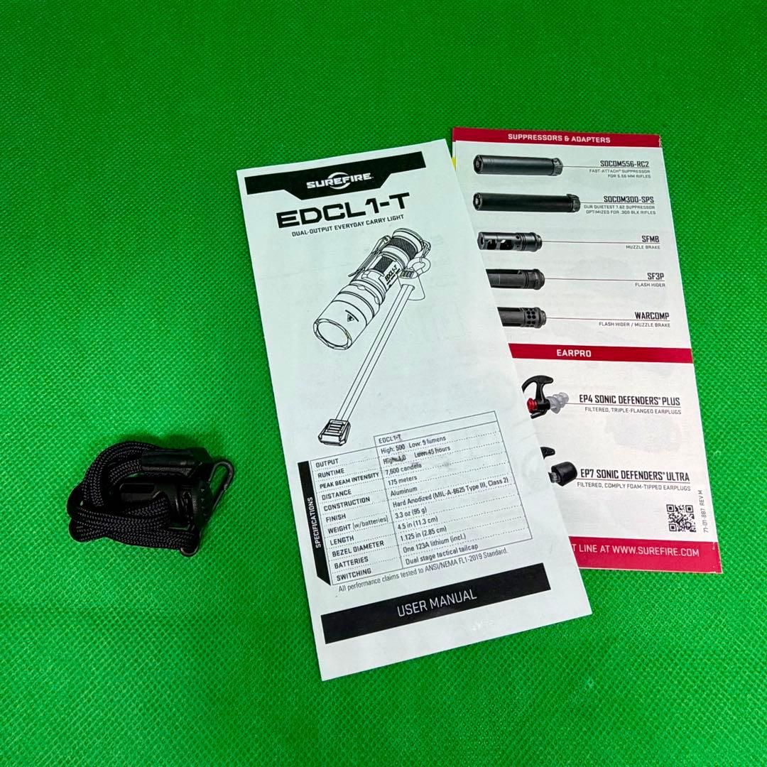 SUREFIRE（シュアファイア） SUREFIRE EDCL1-T