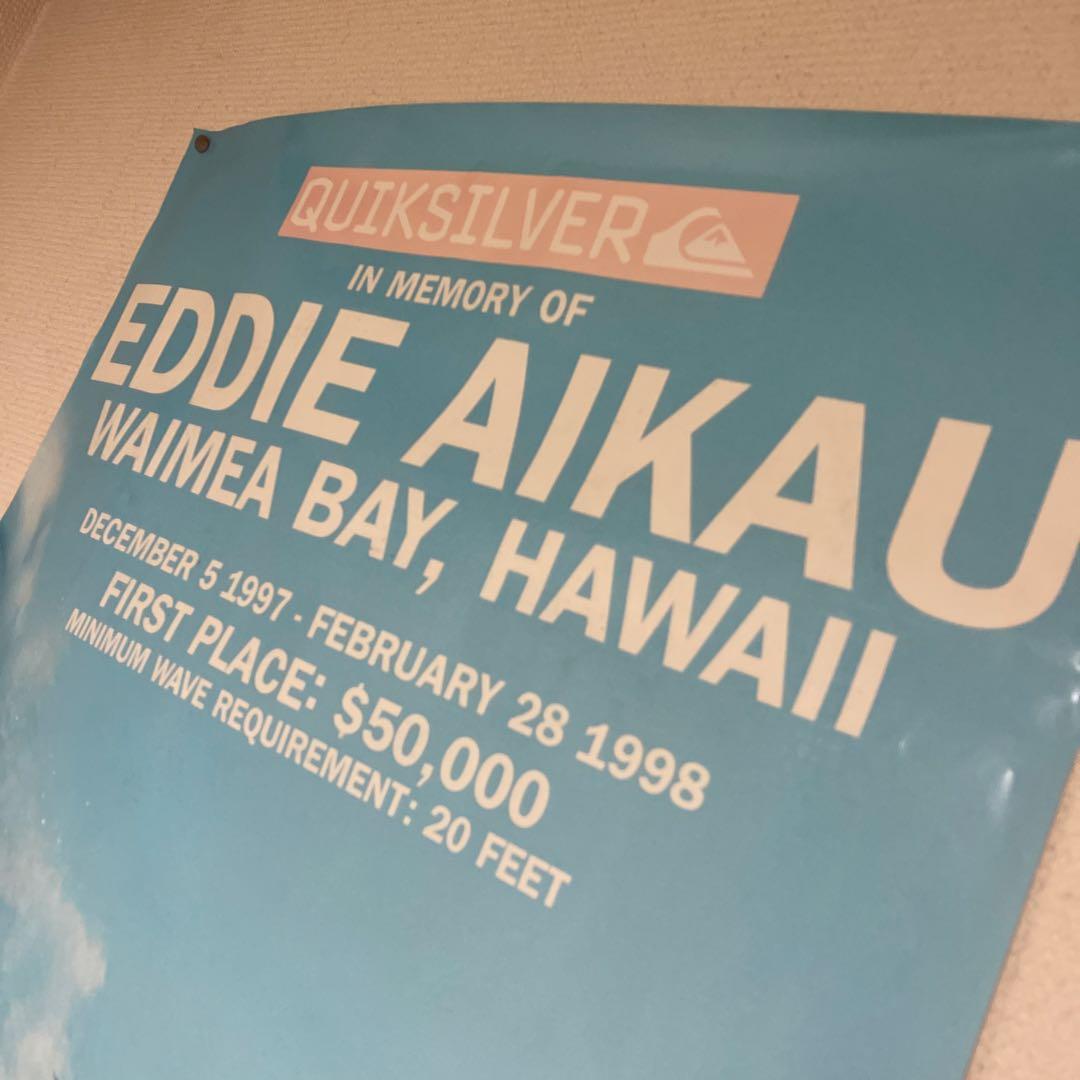 希少Eddie Aikau Quiksilver ポスター